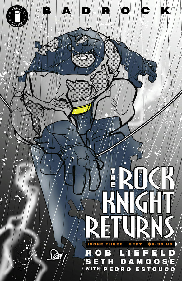 Badrock #3 Cover F Seth Damoose Bat Rock Variant 1:25