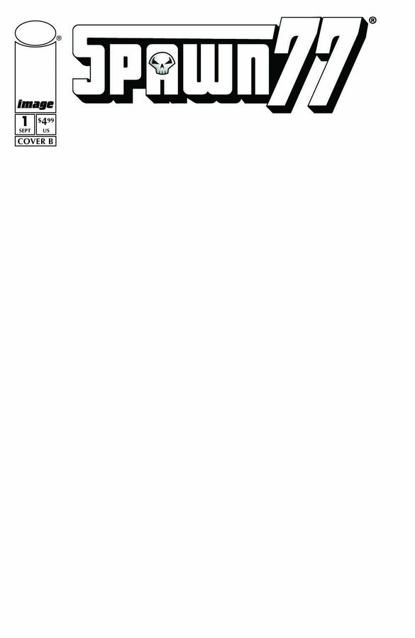 Spawn 77 #1 Cover E Blank Sketch Variant