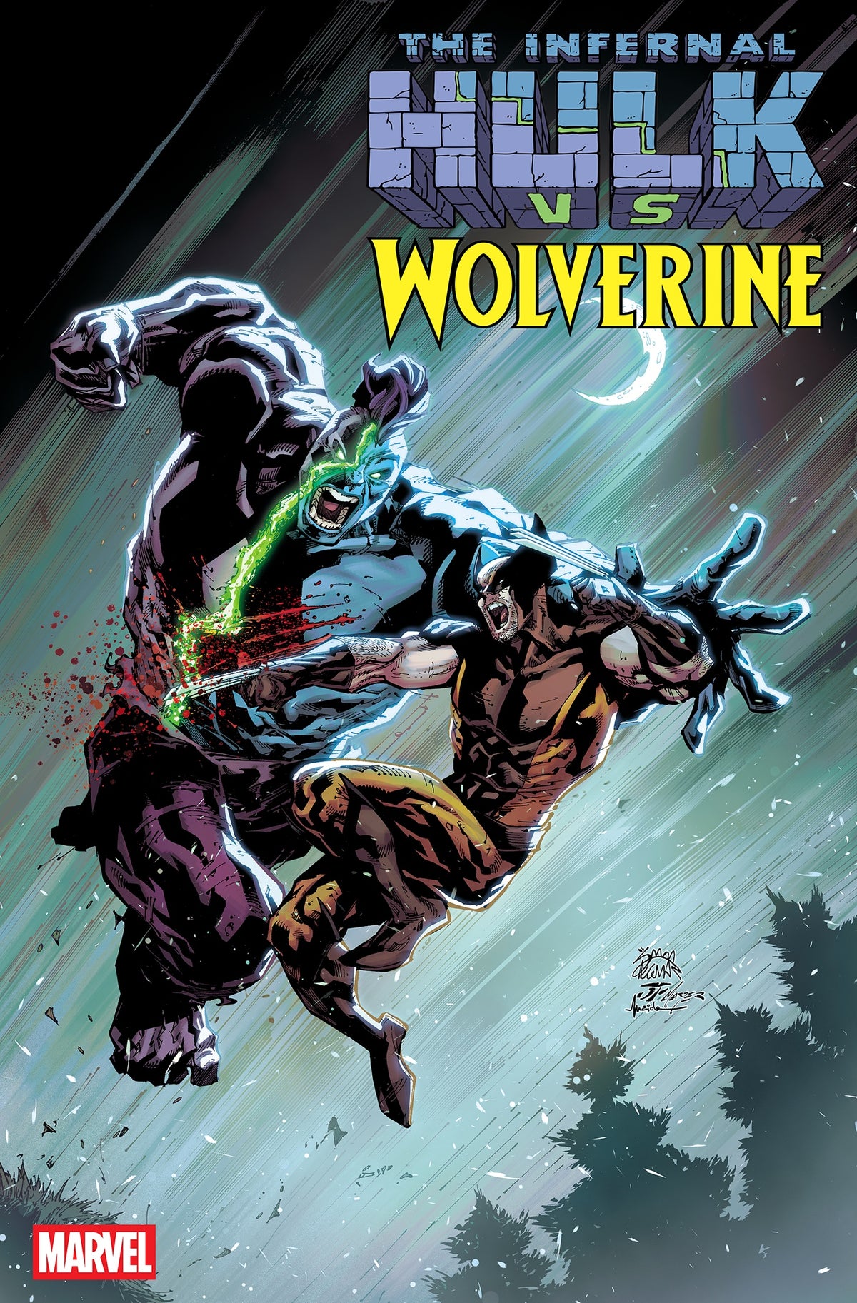 Infernal Hulk VS Wolverine Ryan Stegman Variant