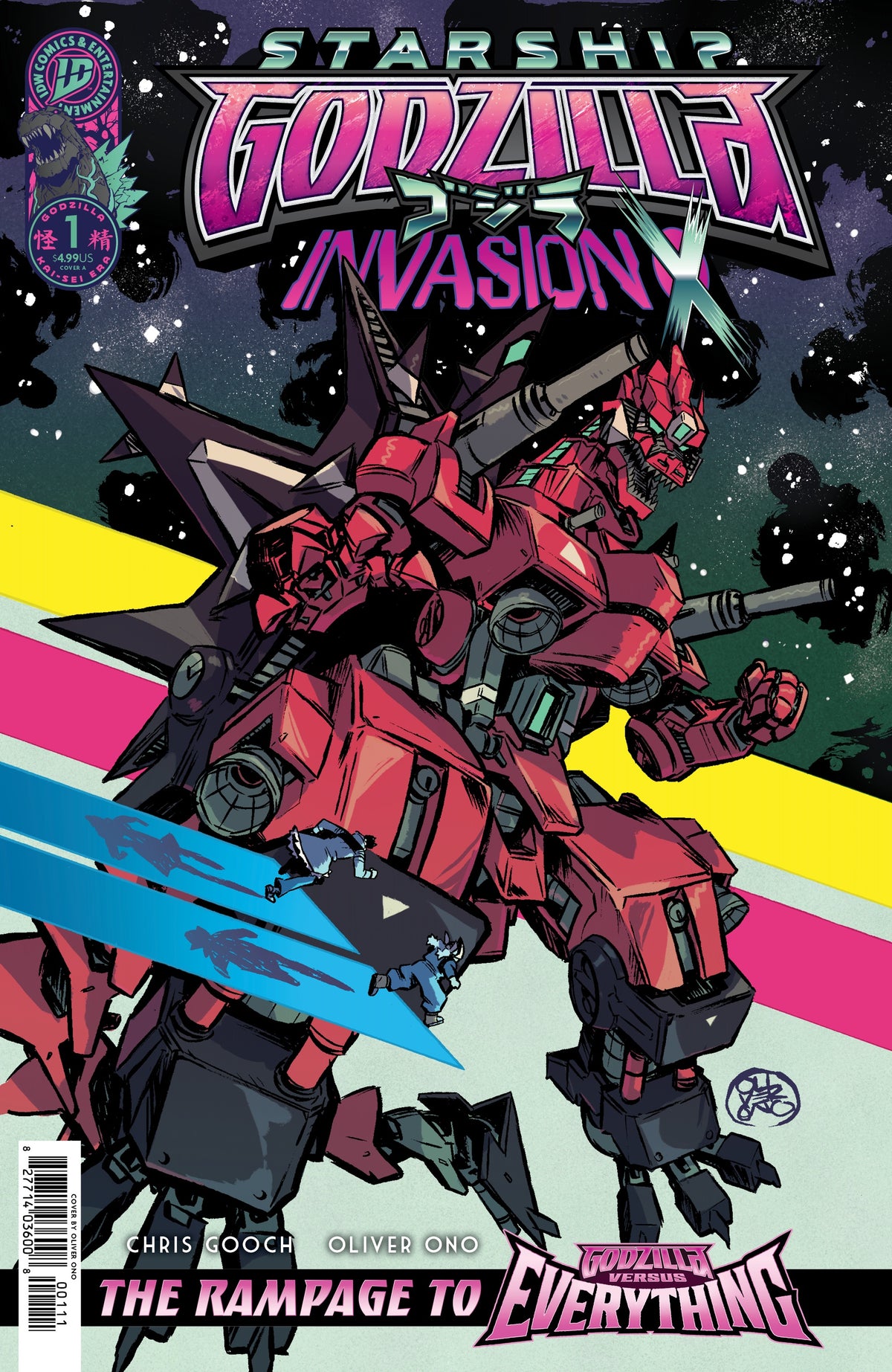 Starship Godzilla: Invasion X #1 Cover A Ono