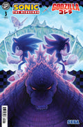 Sonic the Hedgehog x Godzilla #3 Variant RI 15 Haines 1:15